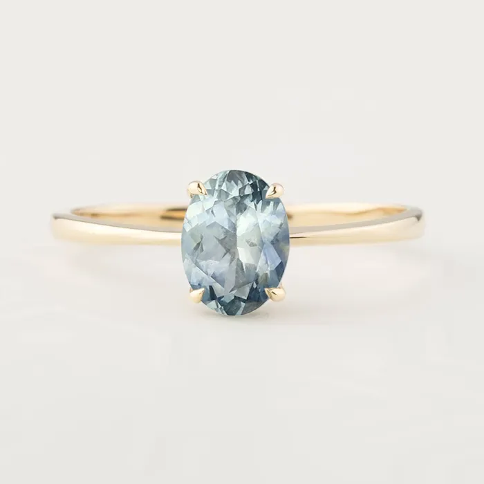 Rings Envero Jewelry Nina Ring 126ct Light Blue Montana Sapphire One of a kind
