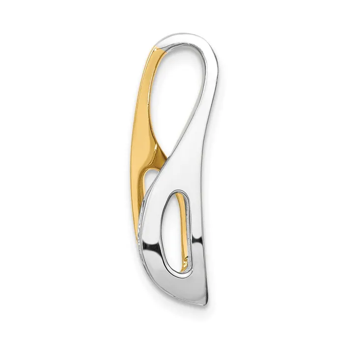 14k Two Tone A Diamond Peg Slide Goldiacom Rings