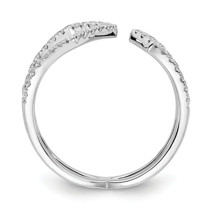 Goldia 14k White Gold 38 Ct Lab Grown Diamond VSSI G Fashion Ring Rings