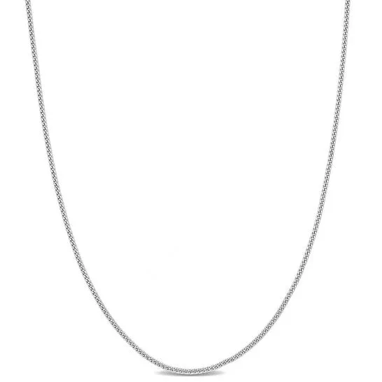JMS always Necklaces Original AMOUR Curb Link Chain Necklace In Platinum 16 In JMS always Necklaces Original AMOUR Curb Link Chain Necklace In Platinum 16 In