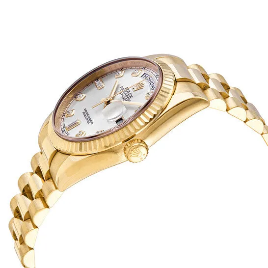 JMS always Original Rolex DayDate Silver Dial 18K Yellow Gold President Automatic Mens Watch 118238SDP Necklaces JMS always Original Rolex DayDate Silver Dial 18K Yellow Gold President Automatic Mens Watch 118238SDP Necklaces