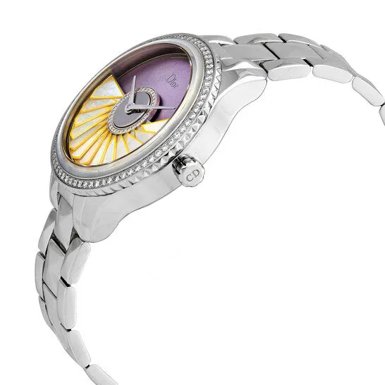 JMS always Watches Original Preowned Dior Grand Bal Plisse Soleil Diamond Pink Galvanic Mother of Pearl Diamondset Yello Dial Ladies Watch CD153B10M001 JMS always Watches Original Preowned Dior Grand Bal Plisse Soleil Diamond Pink Galvanic Mother of Pearl Diamondset Yello Dial Ladies Watch CD153B10M001
