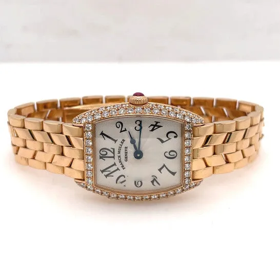 JMS always Watches Original Preowned Franck Muller Cintree Curvex Quartz Diamond Silver Dial Ladies Watch 2251 QZ D JMS always Watches Original Preowned Franck Muller Cintree Curvex Quartz Diamond Silver Dial Ladies Watch 2251 QZ D