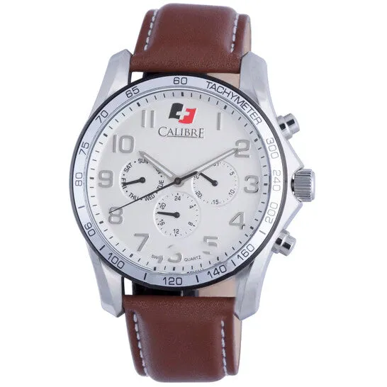 Original Calibre Buffalo Silver Dial Brown Leather Mens Watch SC4B1040017 JMS always Watches Original Calibre Buffalo Silver Dial Brown Leather Mens Watch SC4B1040017 JMS always Watches