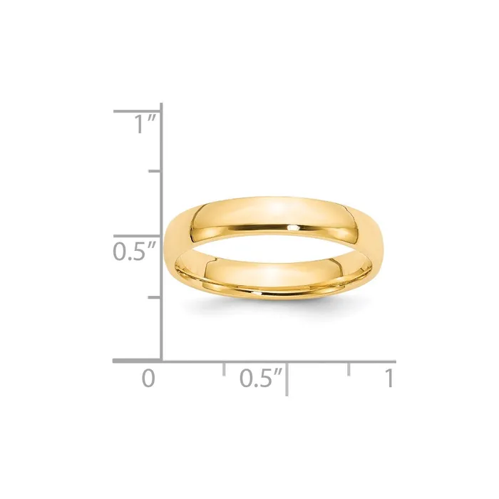 Rings Goldia Solid 14K Yellow Gold 4mm Light Weight Comfort Fit MensWomens Wedding Band Ring Size 4 Rings Goldia Solid 14K Yellow Gold 4mm Light Weight Comfort Fit MensWomens Wedding Band Ring Size 4