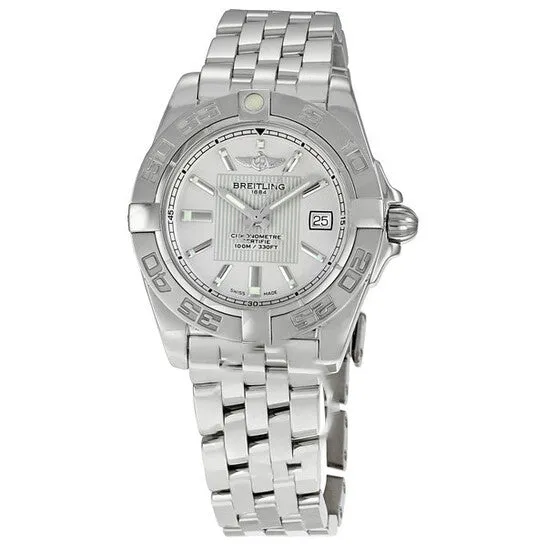 Watches JMS always Original Breitling Galactic 32 Silver Dial Ladies Watch A71356L2G702SS