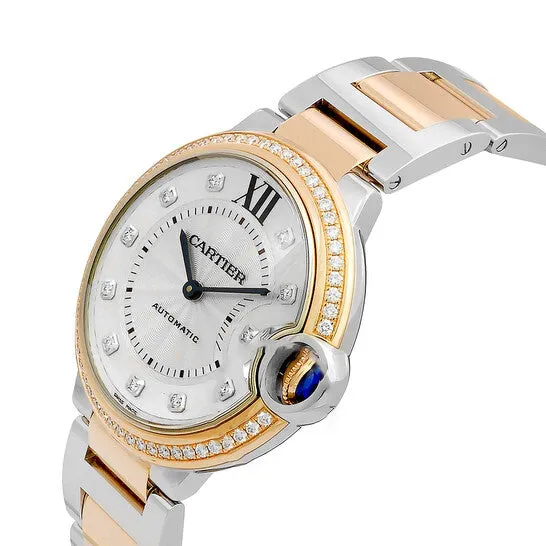 Watches JMS always Original Cartier Ballon Bleu Automatic Diamond Silver Dial Ladies Watch W3BB0024 Watches JMS always Original Cartier Ballon Bleu Automatic Diamond Silver Dial Ladies Watch W3BB0024