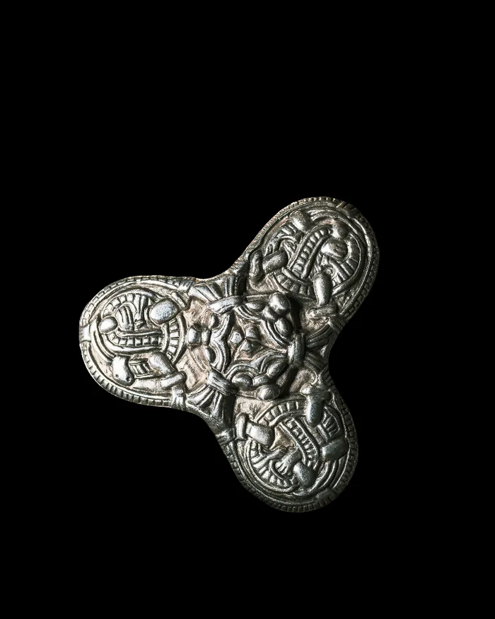 Earrings Valhallas silver Silver Trefoil Brooch from Hordaland in Norway