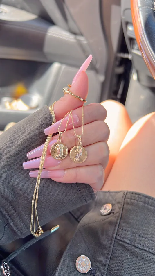 Necklaces MP Jewelry Mini Saint Jude Circle Necklace Necklaces MP Jewelry Mini Saint Jude Circle Necklace
