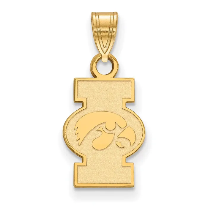 Necklaces TreasureFineJewelers 14k Gold University of Iowa Small Pendant Necklaces TreasureFineJewelers 14k Gold University of Iowa Small Pendant