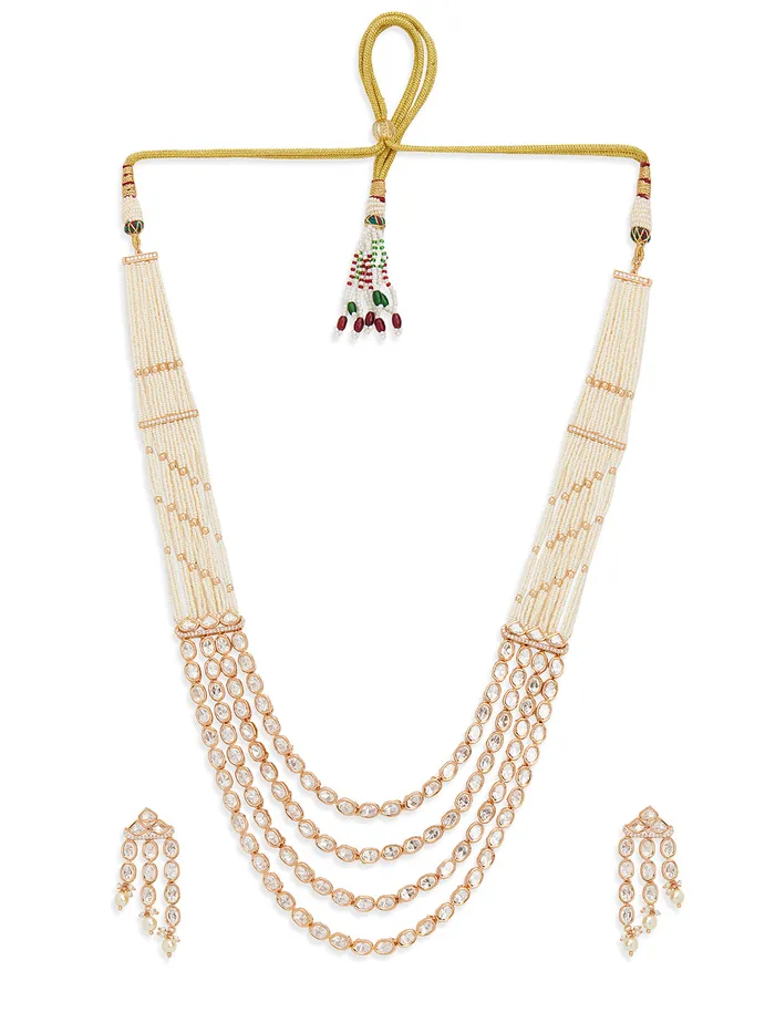 Kundan Opera Necklace Set Curio Cottage Necklaces