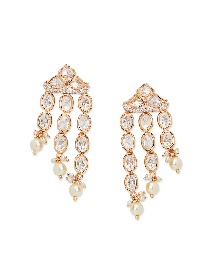 Kundan Opera Necklace Set Curio Cottage Necklaces