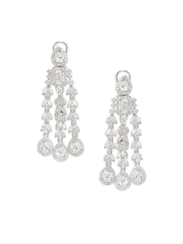 Necklaces Pearl Harmony CZ Necklace Set Curio Cottage