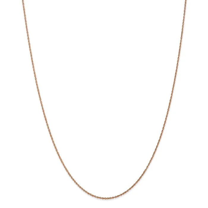 14k Rose Gold 8mm Baby Rope ChainWBCRSC3516 WB Choice Jewelry Necklaces