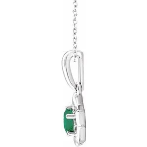 14K White 3 mm Round May Youth Star Birthstone 15 Necklace653418647PSTWBC WB Choice Jewelry Necklaces 14K White 3 mm Round May Youth Star Birthstone 15 Necklace653418647PSTWBC WB Choice Jewelry Necklaces