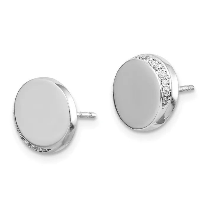 14k White Gold Diamond Fancy Circle EarringsWBCEM4005005WA WB Choice Jewelry Earrings 14k White Gold Diamond Fancy Circle EarringsWBCEM4005005WA WB Choice Jewelry Earrings