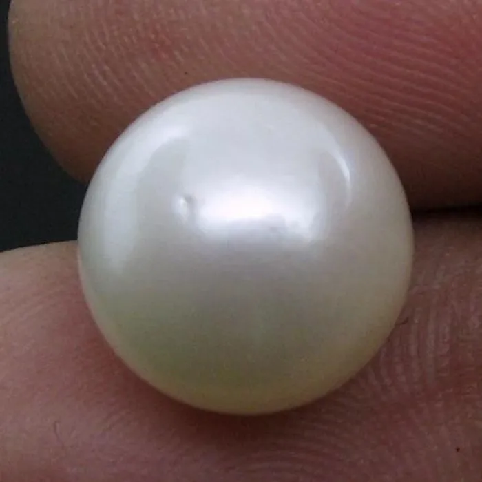Necklaces Karizma Jewels 9Ct Natural Real South Sea Round White Pearl for Moon Necklaces Karizma Jewels 9Ct Natural Real South Sea Round White Pearl for Moon