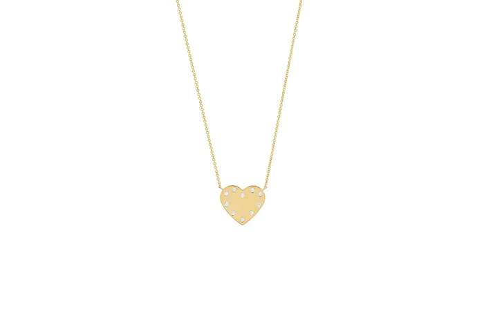Necklaces Shylee Rose Jewelry MS X SRJ Diamond Framed Heart Necklace