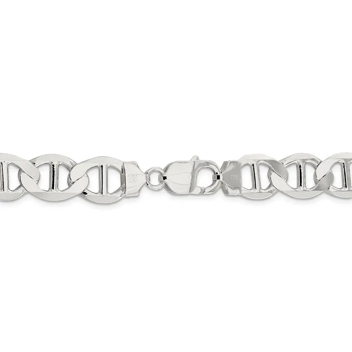 Necklaces Sterling Silver 123mm Flat Anchor ChainWBCQLFA25026 WB Choice Jewelry Necklaces Sterling Silver 123mm Flat Anchor ChainWBCQLFA25026 WB Choice Jewelry