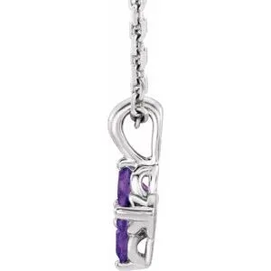 Necklaces WB Choice Jewelry Platinum Youth Amethyst 1618 Necklace86694707PSTWBC Necklaces WB Choice Jewelry Platinum Youth Amethyst 1618 Necklace86694707PSTWBC