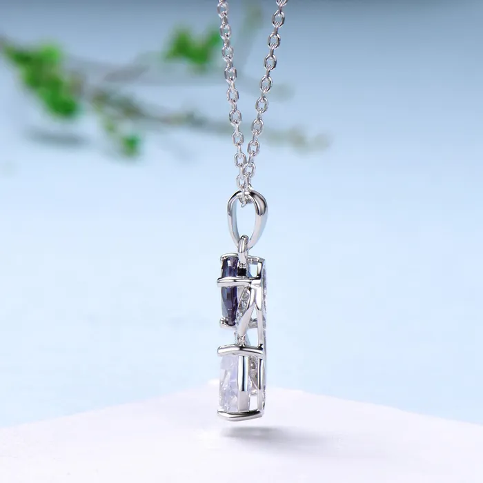 Vintage June birthstone Snake Necklace Alternative alexandrite moonstone pendant vintage art deco promise gift pear shaped pendant for girl PENFINE Necklaces Vintage June birthstone Snake Necklace Alternative alexandrite moonstone pendant vintage art deco promise gift pear shaped pendant for girl PENFINE Necklaces