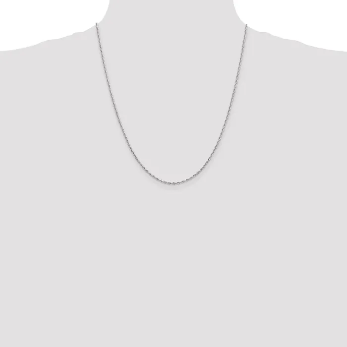WB Choice Jewelry Necklaces 10k White Gold 185mm DC Quadruple Rope ChainWBC10WQT01422 WB Choice Jewelry Necklaces 10k White Gold 185mm DC Quadruple Rope ChainWBC10WQT01422