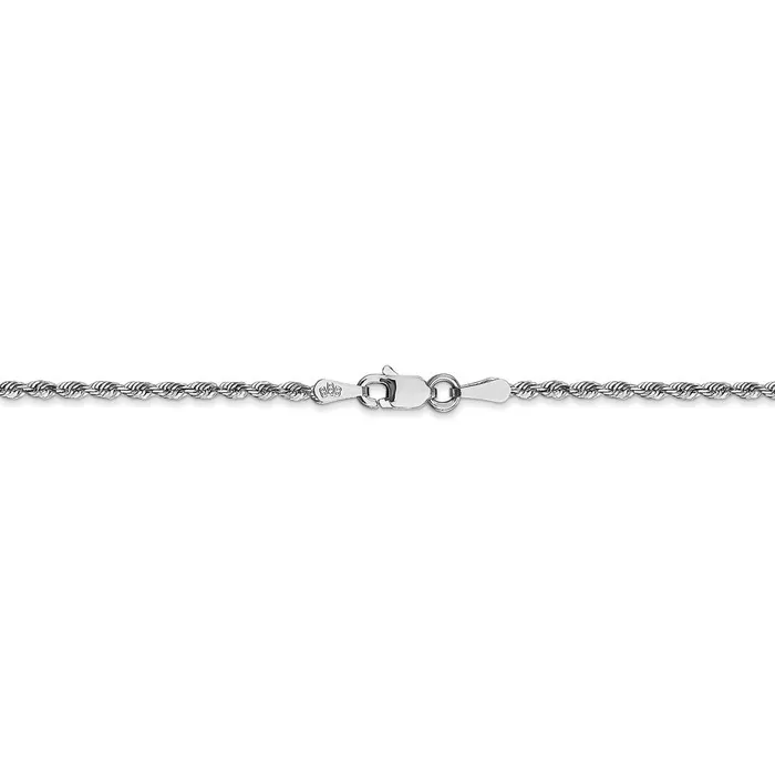 WB Choice Jewelry Necklaces 10k White Gold 185mm DC Quadruple Rope ChainWBC10WQT01422 WB Choice Jewelry Necklaces 10k White Gold 185mm DC Quadruple Rope ChainWBC10WQT01422