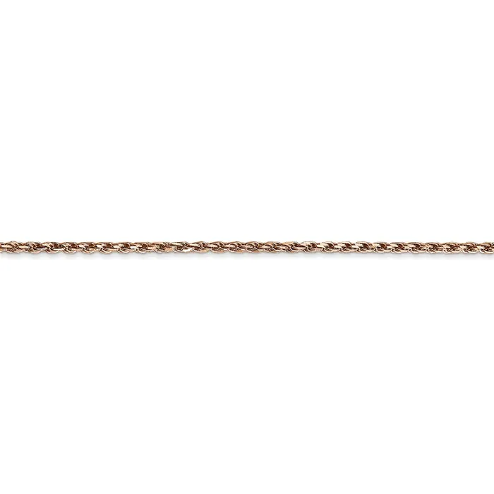 WB Choice Jewelry Necklaces 14k Rose Gold 18mm DC Machinemade Rope ChainWBCR01430 WB Choice Jewelry Necklaces 14k Rose Gold 18mm DC Machinemade Rope ChainWBCR01430