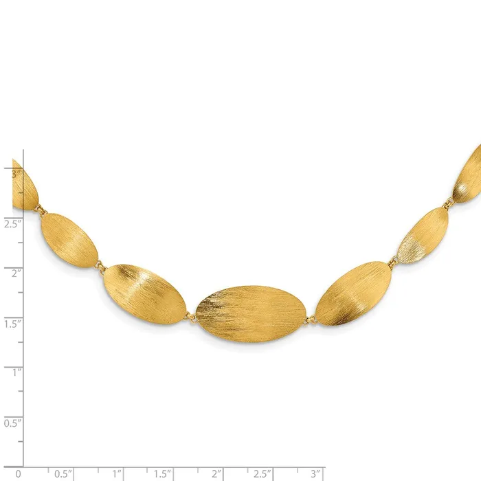 WB Choice Jewelry Sterling Silver Goldplated Brushed w 2in ext NecklaceWBCQG599318 Necklaces WB Choice Jewelry Sterling Silver Goldplated Brushed w 2in ext NecklaceWBCQG599318 Necklaces