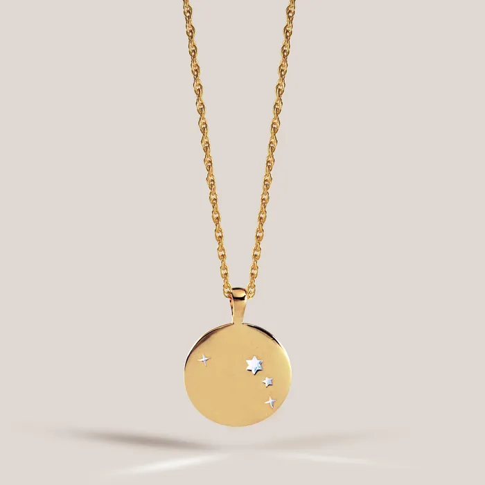 Zodiac Necklace aries I Z A J E W E L R Y Necklaces