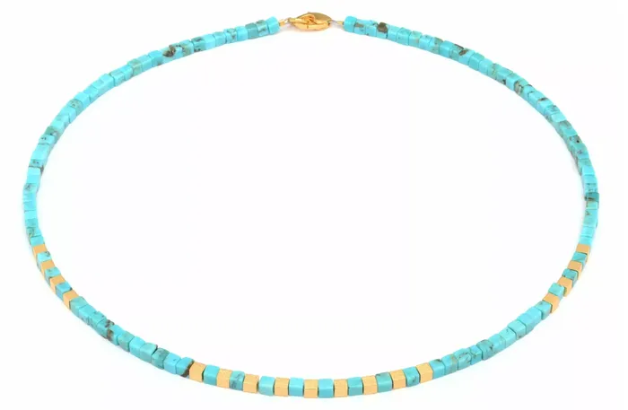 Bernd Wolf Necklaces Turquoise Cubis Necklace