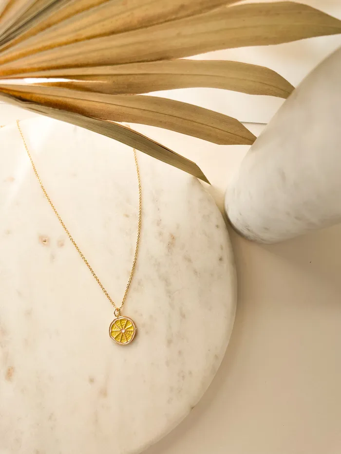Lemon Necklace The Minne Design Co Necklaces Lemon Necklace The Minne Design Co Necklaces