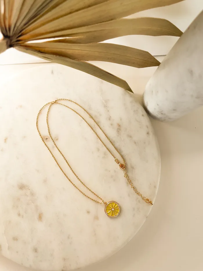 Lemon Necklace The Minne Design Co Necklaces Lemon Necklace The Minne Design Co Necklaces