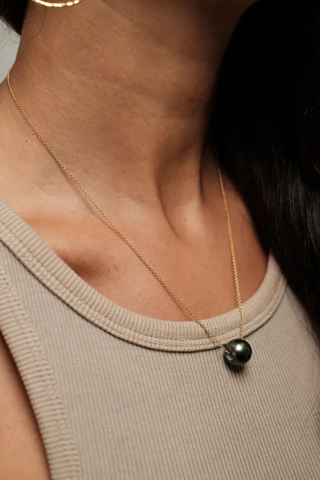Necklaces Lahaole Hawaii Tahitian Pearl Wale N Necklace
