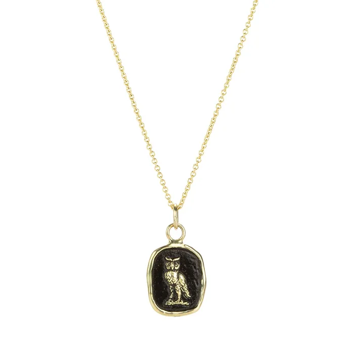 14k Watch Over Me Talisman Necklace Pyrrha Necklaces