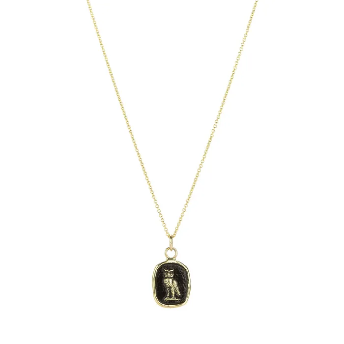 14k Watch Over Me Talisman Necklace Pyrrha Necklaces 14k Watch Over Me Talisman Necklace Pyrrha Necklaces