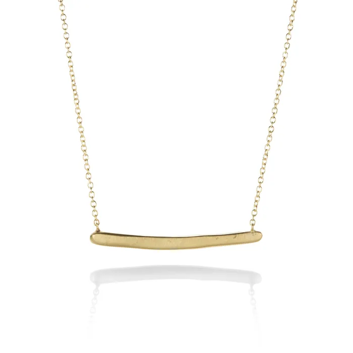 Anne Sportun Necklaces Gold Bar Necklace
