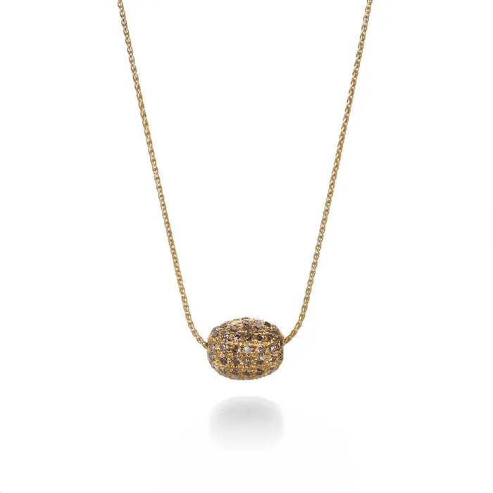 Barbara Heinrich Necklaces Pave Bead Necklace