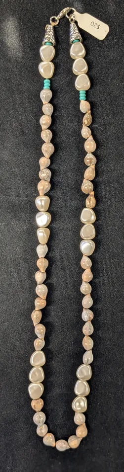 Corn Bead Necklace Chris Crosbys Purple Coyote Necklaces