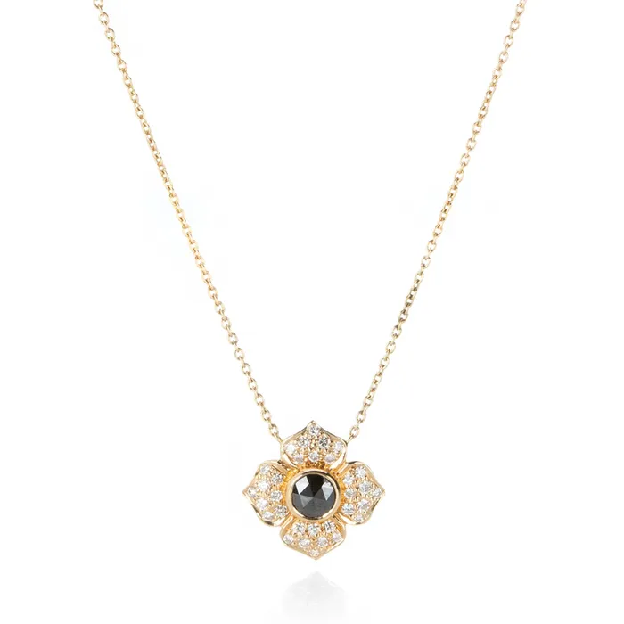 Diamond Floral Necklace Sethi Couture Necklaces