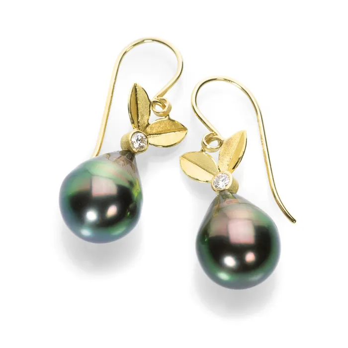 Earrings Barbara Heinrich Tahitian Pearl Earrings