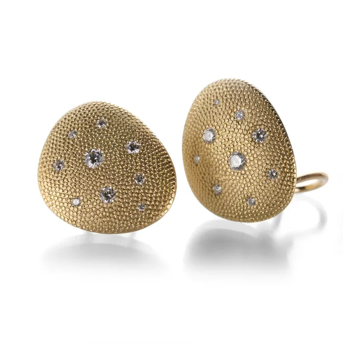 Earrings Petal Omega Clip Earrings Anne Sportun