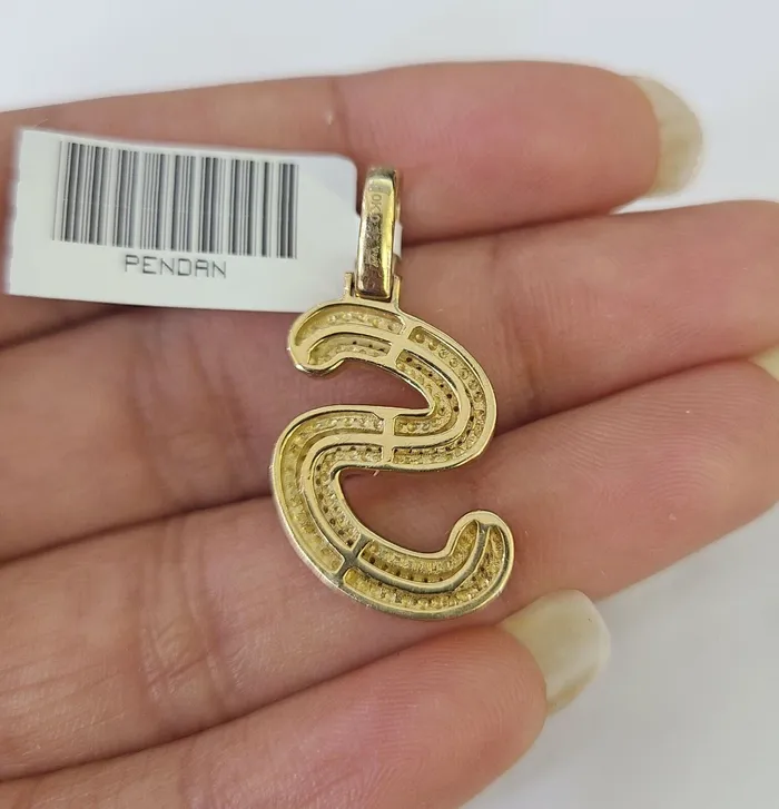 Globalwatches10 Necklaces 10k Miami Cuban Chain S Diamond Charm Set 4mm 1826Yellow Gold Necklace Pendant