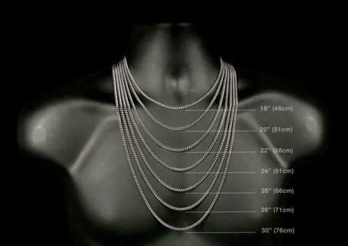 Gold and Diamond Necklaces SOLID 10k Yellow Gold Chain 4mm8mm 20 28 Miami Cuban link Necklace Mens REAL