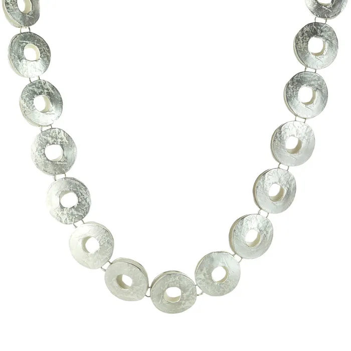 John Iversen Sterling Silver Moonshadow Necklace Necklaces