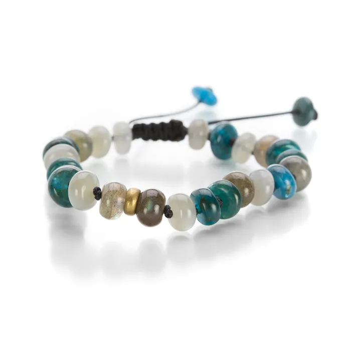 Joseph Brooks Apatite Moonstone and Labradorite Bracelet Bracelets
