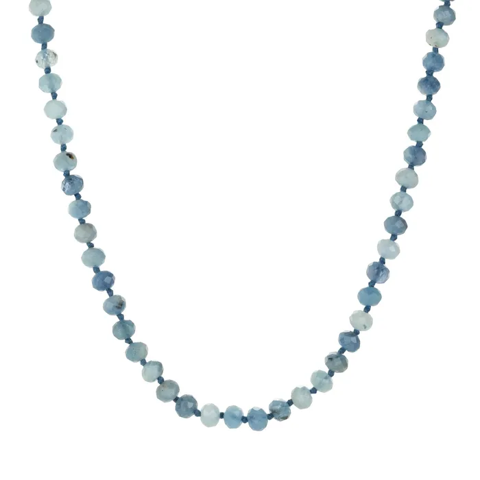 Joseph Brooks Dark Aquamarine Necklace Necklaces