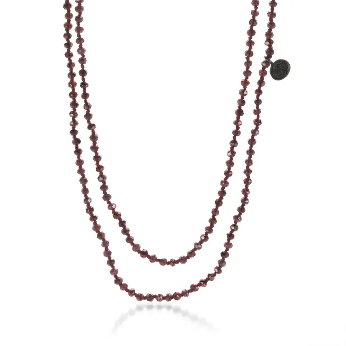 Joseph Brooks Necklaces 3mm Red Garnet Necklace
