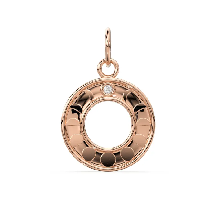 Moon Charm 14k 18k Solid Gold Diamond Petite Brilliant Diamond Charm Moon Charm Sale Jalvi Co Charm Necklaces