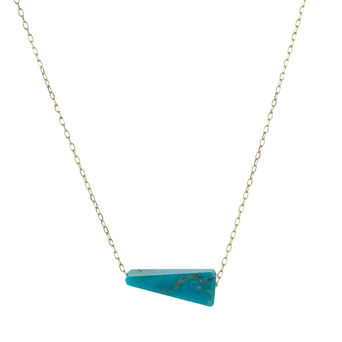 Necklaces Margaret Solow 14k Peruvian Opal Pendant Necklace